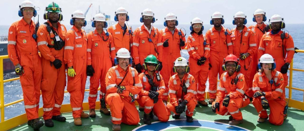 Cabinet team visits ONE GUYANA FPSO