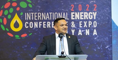 Minister of Natural Resources Vickram Bharrat