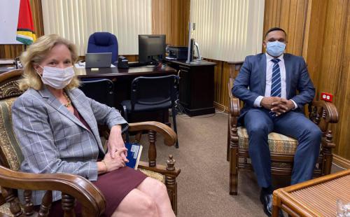 US Ambassador & Minister Bharrat